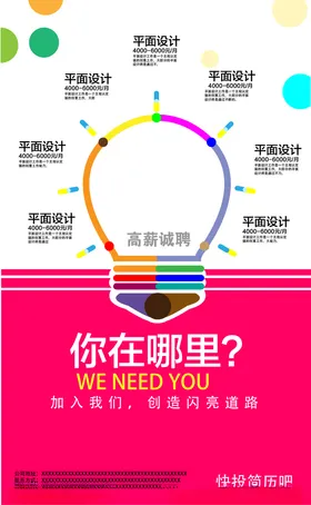 招聘募令主题校园简章