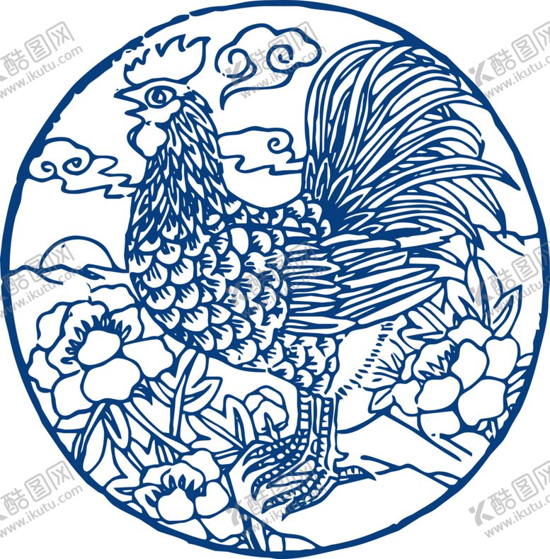 编号：41111309240436334691【酷图网】源文件下载-青花瓷图案