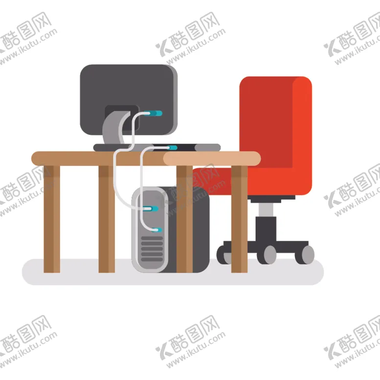 编号：68160312111307021258【酷图网】源文件下载-办公桌插图