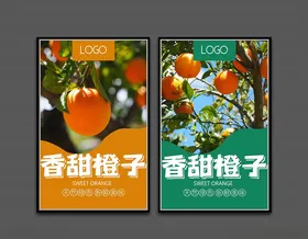 橙子海报