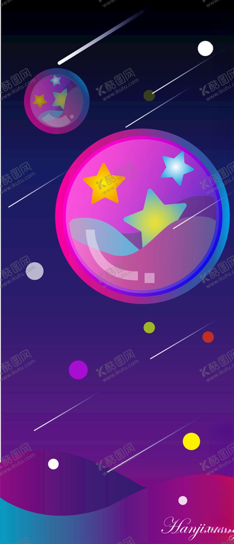 编号：61343907040033234381【酷图网】源文件下载-星空插图