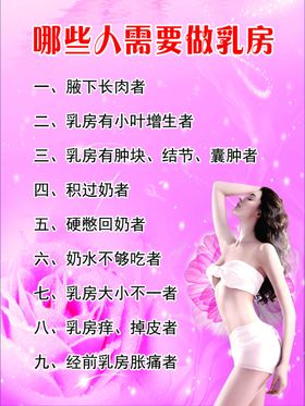 哪些人需要做乳房