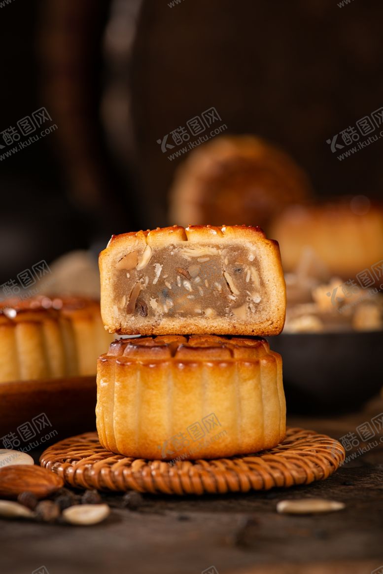编号：52748010260653378965【酷图网】源文件下载-五仁月饼