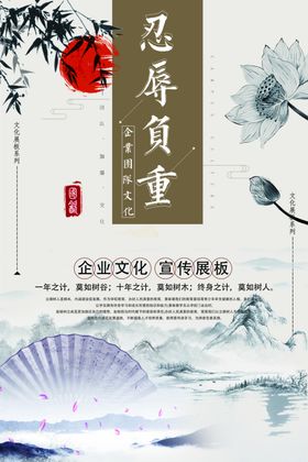 励志展板