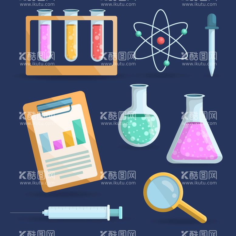 编号：21728211171952138502【酷图网】源文件下载-实验器材 