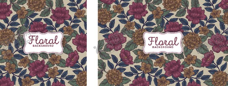 编号：51810210031124391966【酷图网】源文件下载-无缝花纹