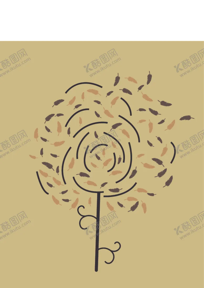 编号：49596512231218494045【酷图网】源文件下载-矢量图抽象树