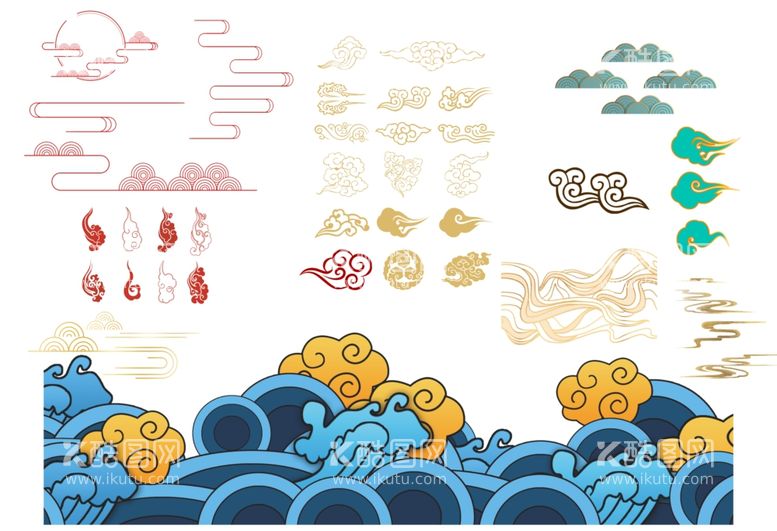 编号：62837411251501595314【酷图网】源文件下载-祥云集合