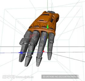 C4D模型机械手