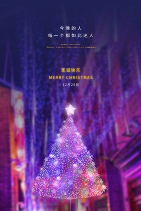 圣诞海报展板
