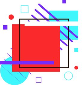 ppt标题栏彩色签框简约文本框