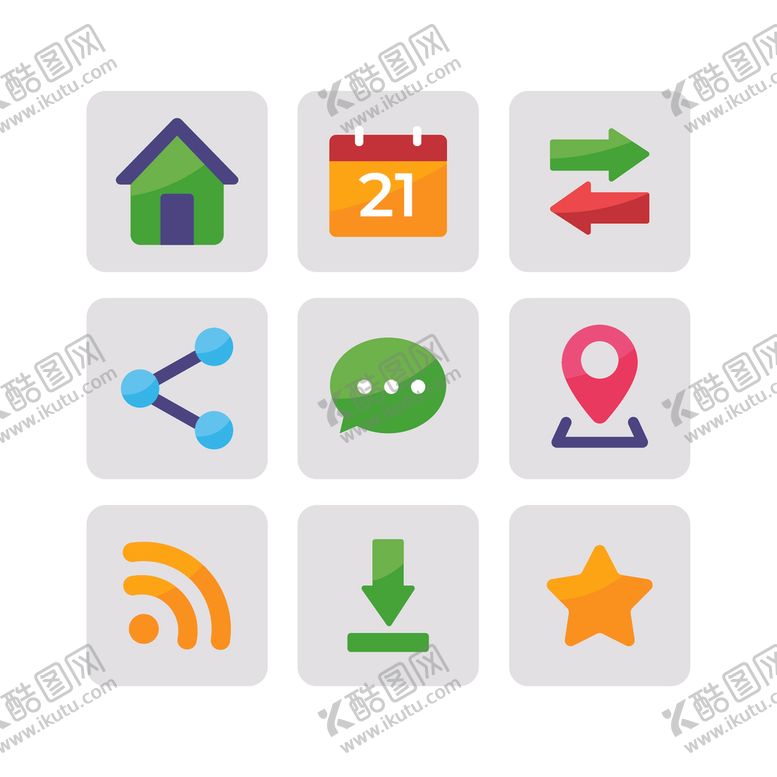 编号：55809605132007221946【酷图网】源文件下载-图标