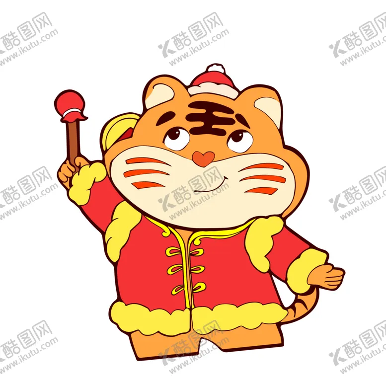 编号：57896102030519548736【酷图网】源文件下载-卡通可爱表情包虎年老虎表情包