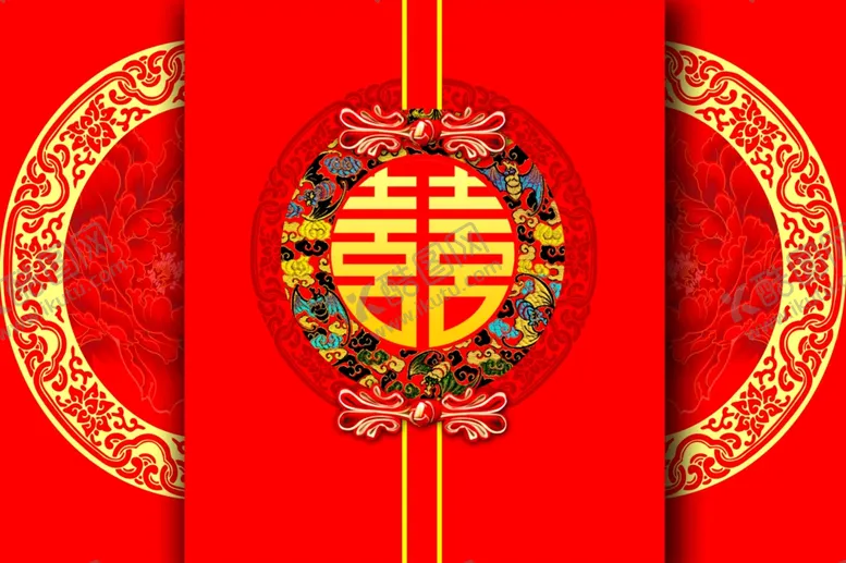 编号：18392507020501257110【酷图网】源文件下载-中式婚礼