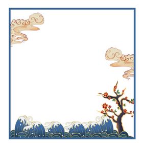 国潮风红色背景图