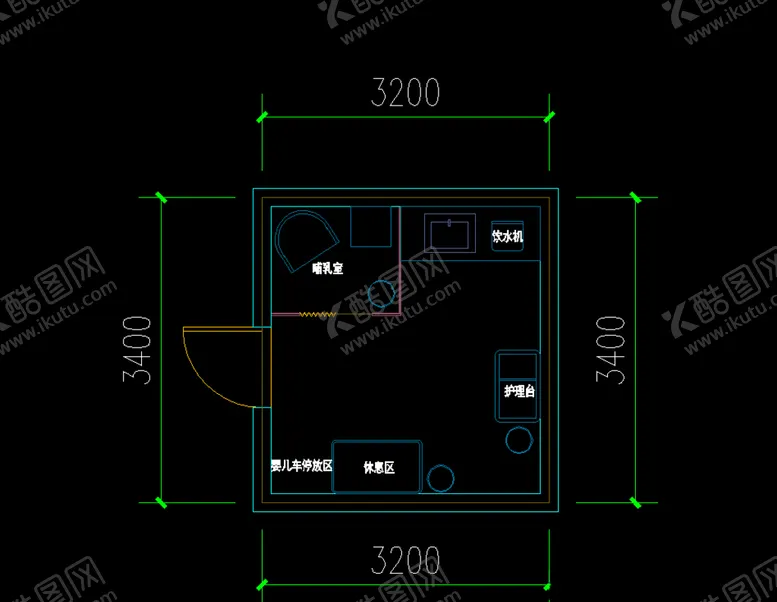 编号：56731803132149133847【酷图网】源文件下载-母婴室平面设计