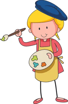 卡通儿童小孩人物小孩形象职业Q版人物