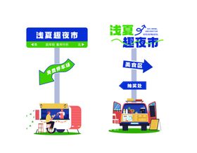 网红路牌