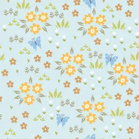 小花服装印装饰品矢量纹