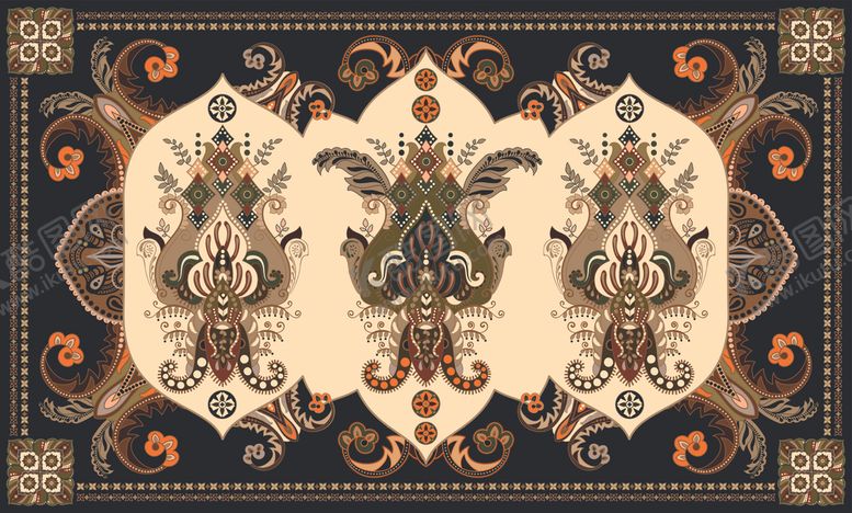 编号：42185509141702103164【酷图网】源文件下载-地毯图案