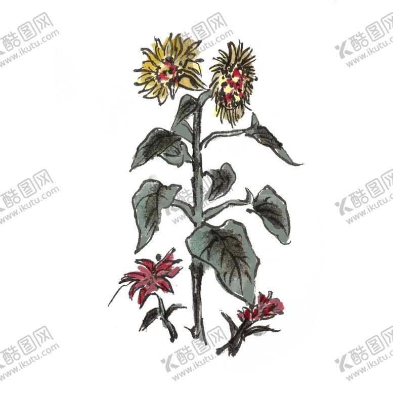 编号：27091309192100026157【酷图网】源文件下载-水墨插画素材