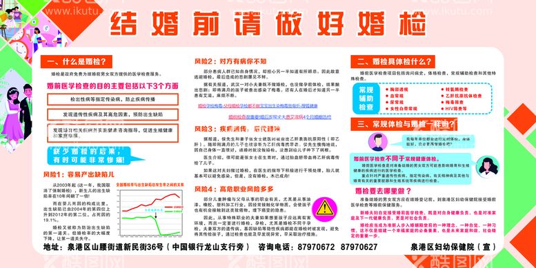 编号：31835012030638449508【酷图网】源文件下载-婚检宣传栏