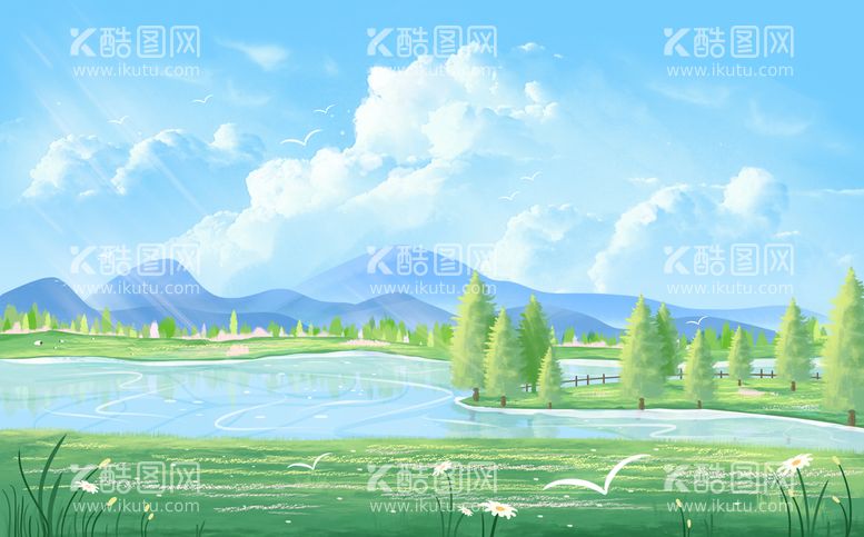 编号：31064010191224437296【酷图网】源文件下载-唯美插画