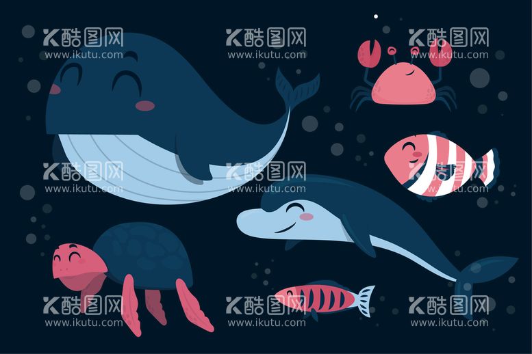 编号：90156411111811494529【酷图网】源文件下载-海洋生物