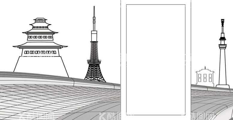 编号：92043211190813174494【酷图网】源文件下载-日本标志建筑