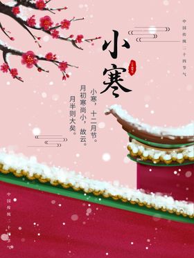 小寒地产广告立冬中式