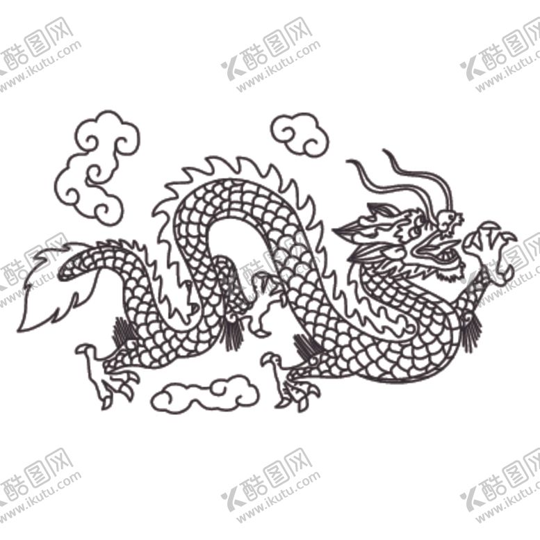 编号：41654306180256465147【酷图网】源文件下载-龙形象设计图案