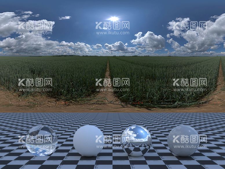 编号：23757302142223215173【酷图网】源文件下载-C4D天空贴图HDR贴图