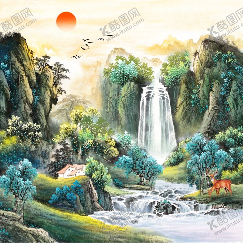 编号：55996406261854288437【酷图网】源文件下载-山水画