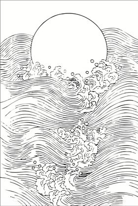 海上夕阳