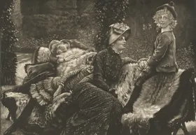 詹姆斯提索素描速写作品