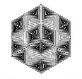 几何幻觉线条形状