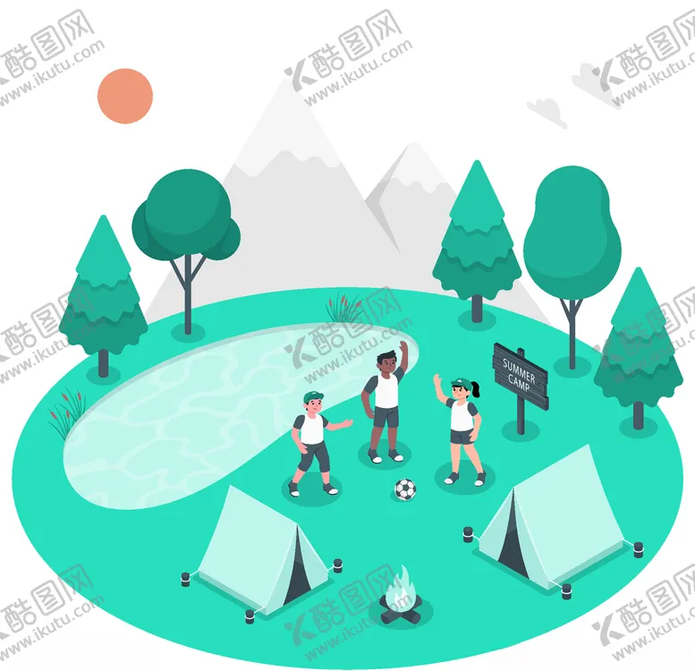 编号：44682706272154108600【酷图网】源文件下载-露营
