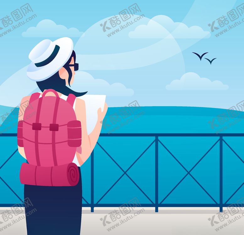 编号：27689209201005205862【酷图网】源文件下载-旅客游客