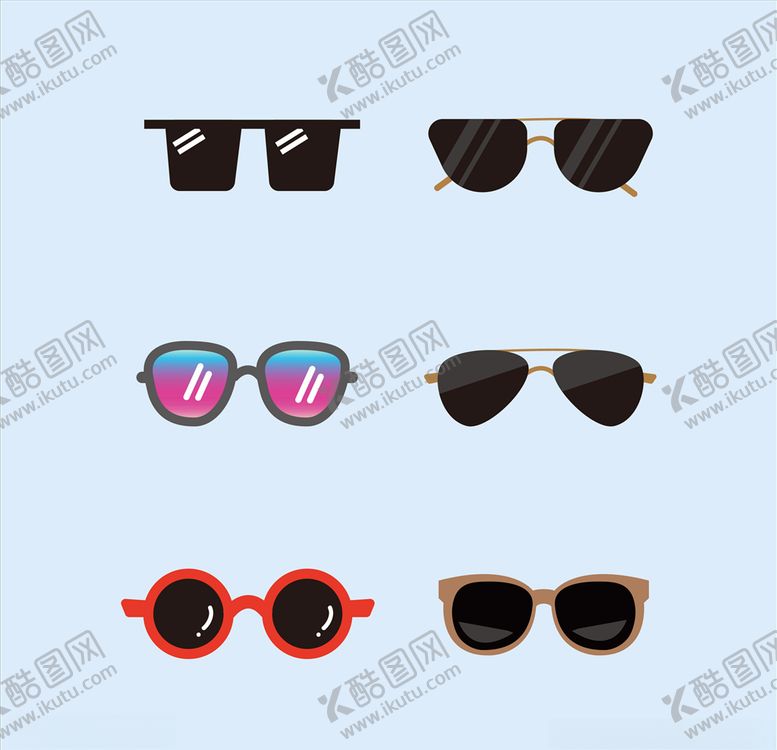 编号：58233007130639042945【酷图网】源文件下载-墨镜