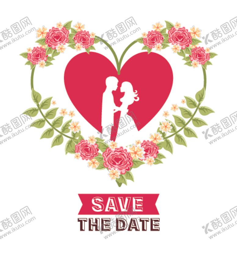 编号：52613009141649414593【酷图网】源文件下载-情侣卡通小人心形设计背景爱心