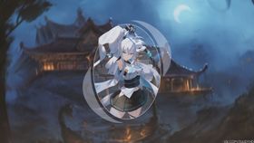 彩色动漫人物插画背景