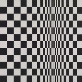 几何拼接抽象绘画