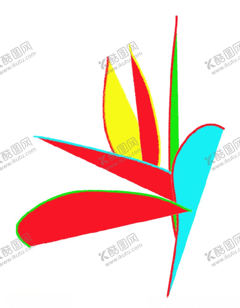 编号：85441207021801018248【酷图网】源文件下载-鹤望兰矢量图