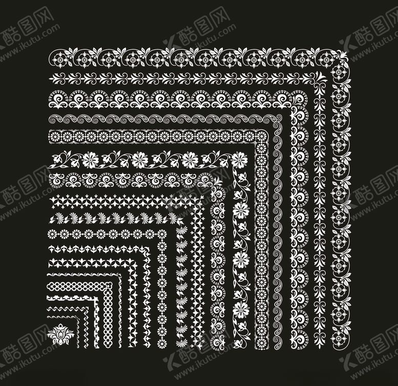 编号：53099609280008408753【酷图网】源文件下载-矢量边框纹理