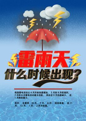 雷雨天出现了怎么办海报