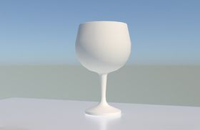 玻璃高脚杯C4D