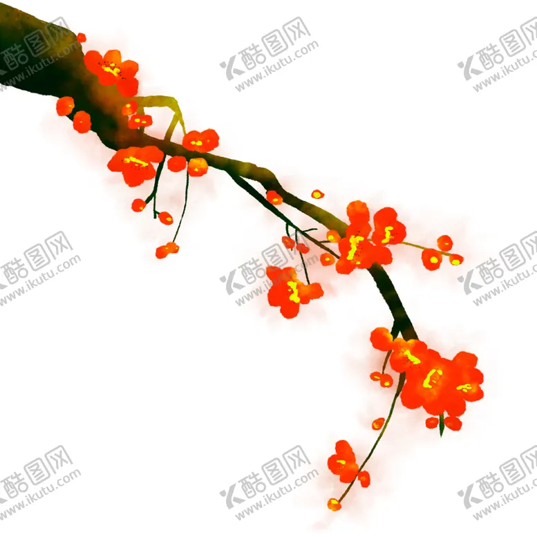 编号：85962204302057441459【酷图网】源文件下载-中国风水墨梅