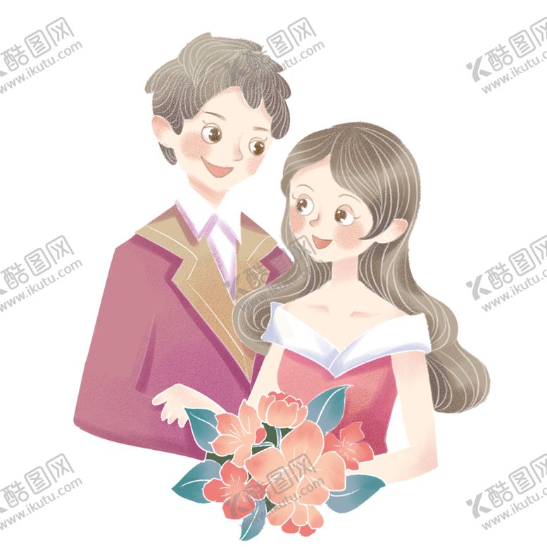 编号：46467110030505295410【酷图网】源文件下载-新郎新娘