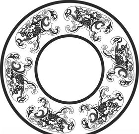 镂空花图案设计古典边玄关