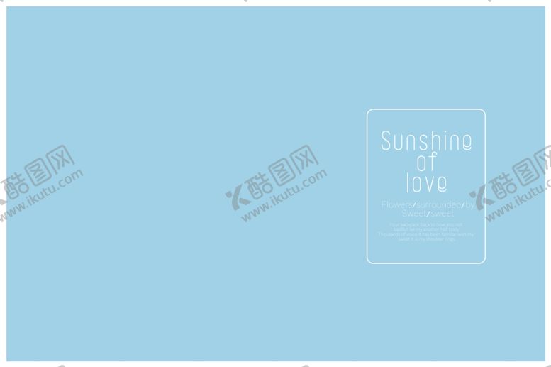 编号：86472609112013311690【酷图网】源文件下载-小清新淡色文字排版设计